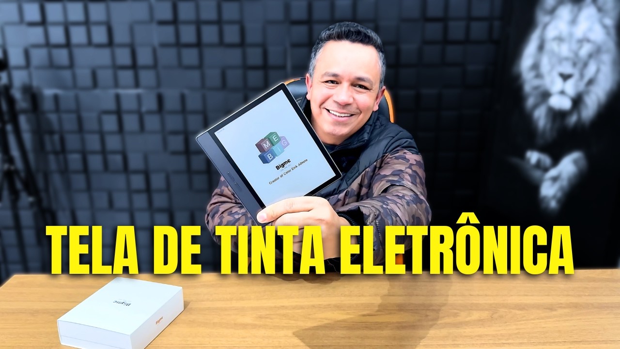 ADEUS KINDLE! O Bigme tem Tela Colorida e Caneta, é MAIS BARATO!