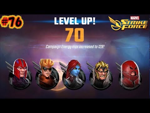 Marvel Strike Force - Be Lv70! Battle With New X-Men Team #76
