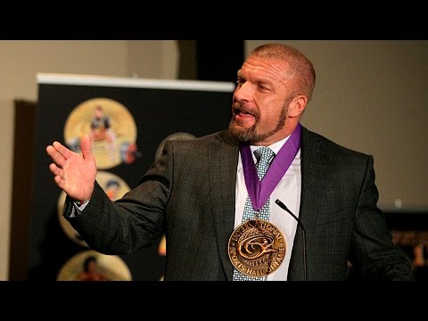 Triple H is inducted into the 2015 International Sports Hall of Fame: March 7, 2015