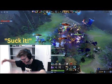 SabeRLighT- did the "Suck it" move after he landed a 3 MAN BLACKHOLE