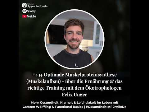#434 Optimale Muskelproteinsynthese (Muskelaufbau) - über die Ernährung & das richtige Training m...