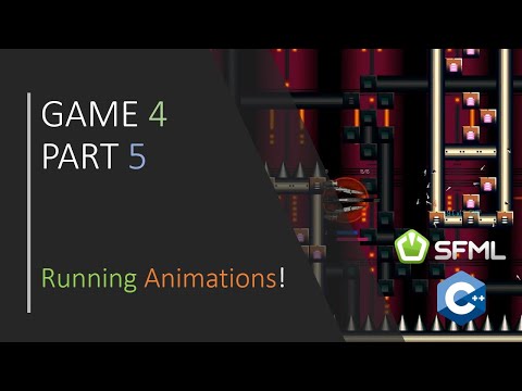C SFML Simple 2D Games Easy Platformer pt 5 Running ANIMATIONS