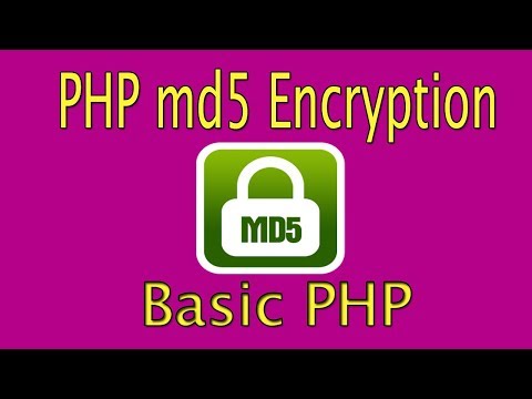 Php Md5 Explained With Basic Example
