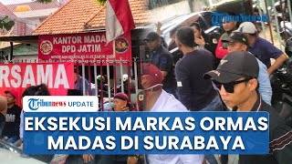 PN Surabaya Tunda Penyegelan 'Markas' Madas gegara Diadang Ratusan Anggota hingga Faktor Keamanan