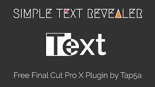 Tap5a Simple Text Revealer