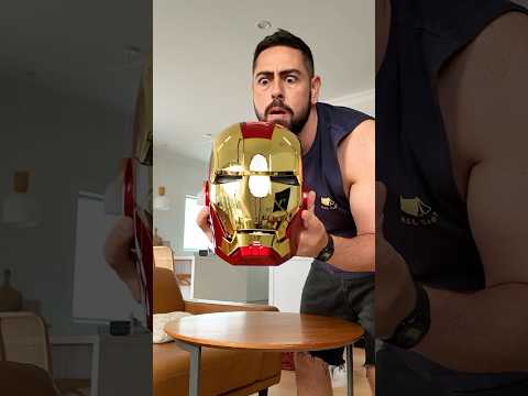 Unboxing insane Iron Man Helmet #ironman #marvel