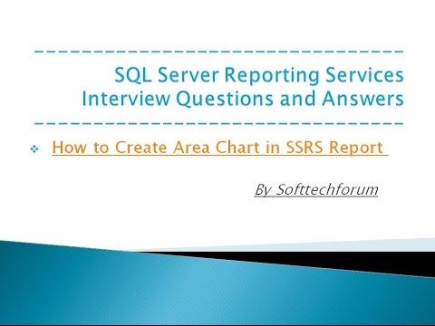 How to Create Area Chart in SSRS Report