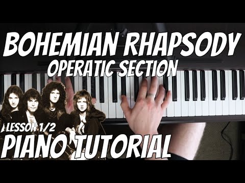 Queen  Bohemian Rhapsody Piano Tutorial | Operatic Section Part 1