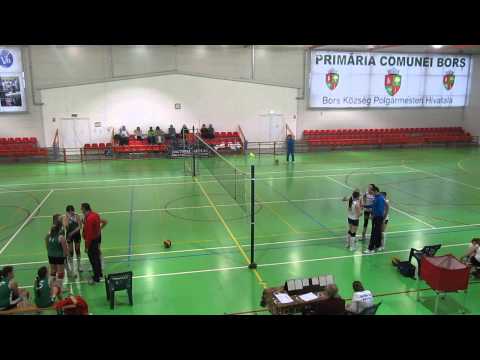 Minivolei feminin CS Victoria Nadlac ACS Viitorul Bors set II 27 25, Cupa 24 ianuarie, Bors 2015