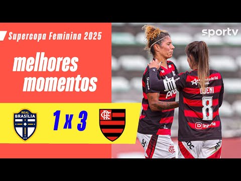 Gols e lances de Real Brasília x Flamengo
