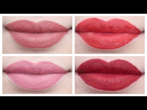 NEW Milani Amore Matte Lip Creme Review + Lip Swatches! Video