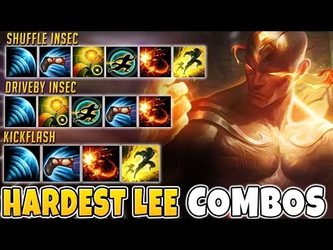 THE HARDEST LEE SIN COMBOS OF ALL TIME (IN ORDER) - League of Legends