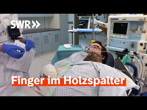 Drei Finger im Holzspalter | Die Unfallklinik