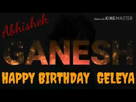 Ganesh happy birthday party status