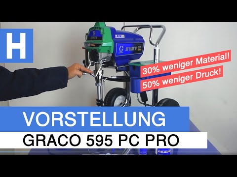 Graco ST Max 2 595 PC Pro low pressure - Mit wenig Druck und Material top Ergebnisse! (2019)