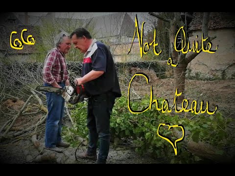 Not Quite a Chateau DIY 66 -  The Chainsaw Gang -  Duelling Chainsaws -   and Optical Illusions