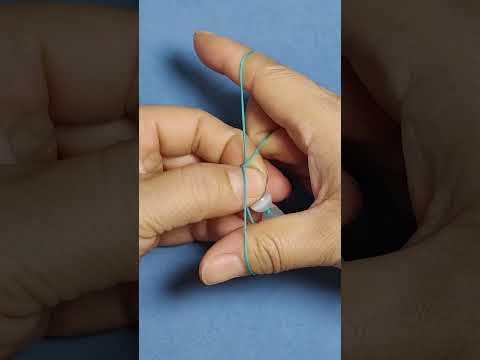 Learn in 3 Seconds! Super Easy Pearl Knotting Technique  #diy #knot