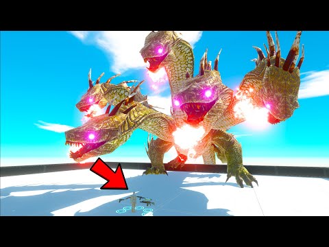 ⚔️ FPS AVATAR EXTREME DEATH RUN INTO THE SKY HYDRA BOSS - Animal Revolt Battle Simulator