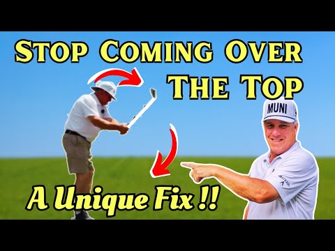 Stop Coming Over The Top | A Unique Golf swing Tip