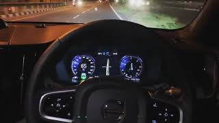 Volvo XC60 2020 Model Night Car Driving Status  #L