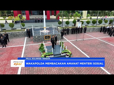 WAKAPOLDA SULTENG INGATKAN PERJUANGAN DENGAN ILMU &amp; PENGABDIAN SAAT PIMPIN UPACARA HARI PAHLAWAN