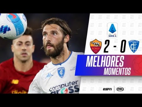 MKHITARYAN E PELLEGRINI MARCAM PARA A ROMA DE MOURINHO | Roma 2 x 0 Empoli no Italiano