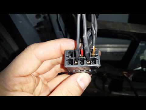 Распиновка проводов и электро схема зеркал на AUDI A4 B5