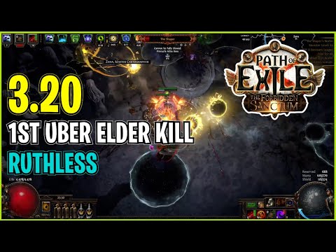 ⚡ POE 3.20 ⚡Manni2 - 1st Uber Elder kill Ruthless