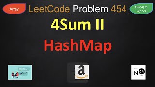 Download the video "4Sum II | 4sum 2 | Four Sum II | Four Sum 2 | leetcode 454 | array"