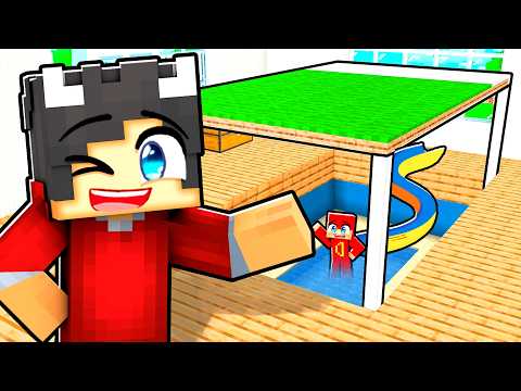 Bygger En HEMMELIG POOL Under Mit Hus I Minecraft!