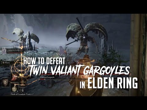 How to Defeat Twin Valiant Gargoyles at Siofra Aqueduct in Elden Ring (Easy Kill)