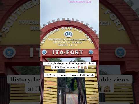 History, heritage, and unforgettable views at ITA Fort, Itanagar.🏛️🕍#ITAFort #itanagar