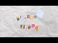 The All American Rejects Search Party Official Lyric Video