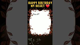 Happy Birthday wish for someone special 🥰😍❤husband/wife/bf/gf #short #happybday #trending