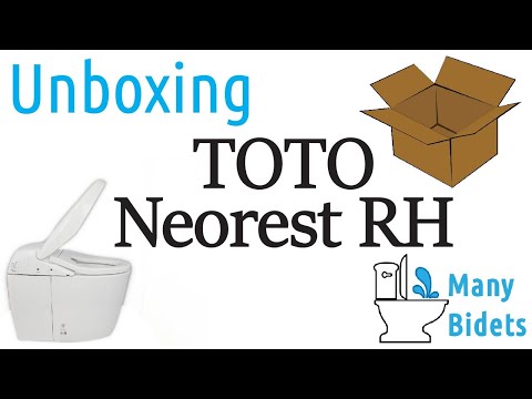 TOTO Neorest RH MS988CUMFG Unboxing (bowl CT989CUMFG and top SN988M)