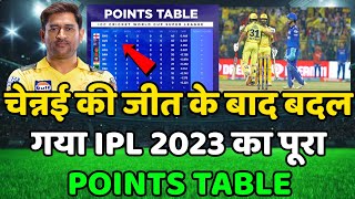 IPL 2023 Today Points Table | Csk vs Mi After Match Points Table | Ipl 2023 Points Table