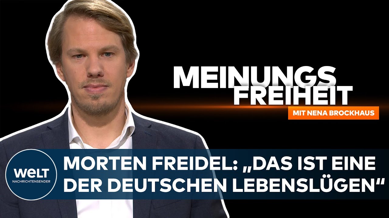 WELT-Talk MEINUNGSFREIHEIT – Morten Freidel: „Das ist eine der deutschen Lebenslügen“