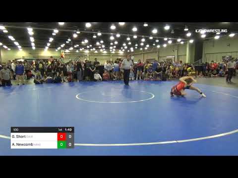 100 Lbs Rr Rnd 2 Gracie Short Colorado Draw Vs Amanda Newcomb Kansas Dual