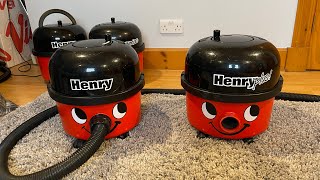 Henry HVR200 & Henry Plus! HVR200P hoover vacuum cleaners numatic