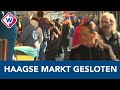 Haagse Markt dicht door te veel drukte bij groente- en fruitkramen - OMROEP WEST