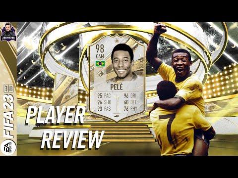 THE BEST ICON STRIKER IN FIFA 23 🤩!? 98 PRIME ICON PELE PLAYER REVIEW - Fifa 23 ultimate team