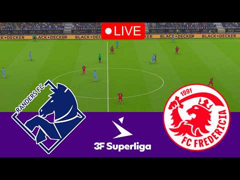 【LIVE】Randers FC vs Fredericia ~ Superliga 2025/26 | eFootball-simuleringsvideo