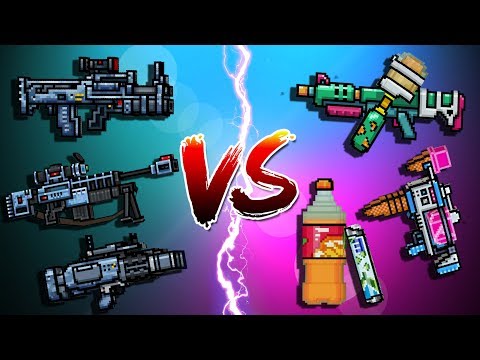 Super Soldier Set VS MR. Fruit Set - Pixel Gun 3D