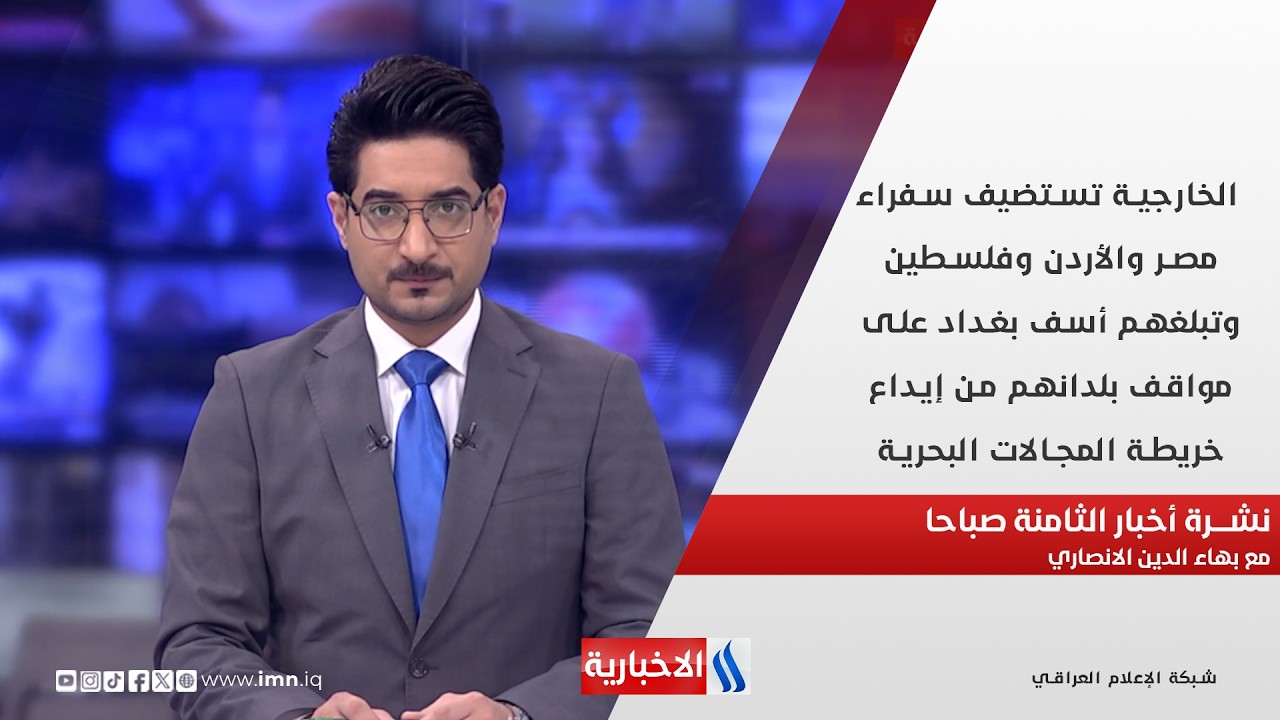 فيديو | الخارجية تستضيف سفراء مصر والأردن وفلسطين  في نشرة  الـ 8 مع بهاء الدين الانصاري