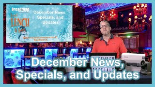 December News, Specials, and Updates