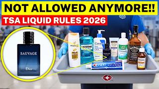 TSA Is CONFISCATING These Liquids in 2026 — Don't Make This Mistake