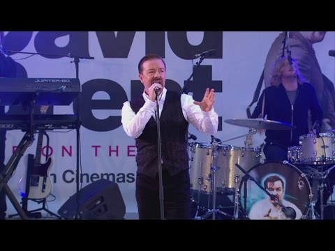 David Brent aka Ricky Gervais sings JUST like David Bowie!
