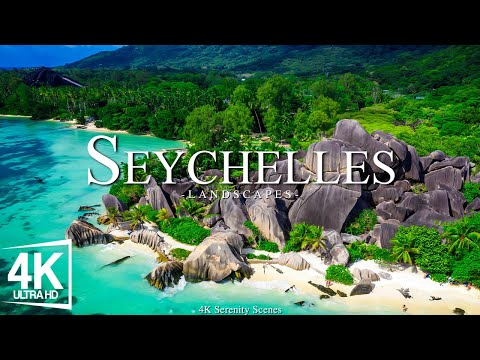 Seychellen 4K UHD - Scenic Relaxation Film mit beruhigender Musik - 4k Video Ultra HD