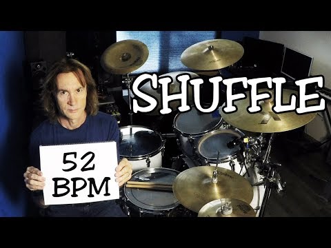 52 bpm Shuffle Drum Beat (mp3 download)