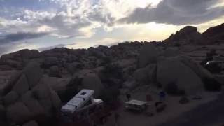 Time Lapse Camping at Joshua Tree National Park, 1982 VW Vanagon Westfalia